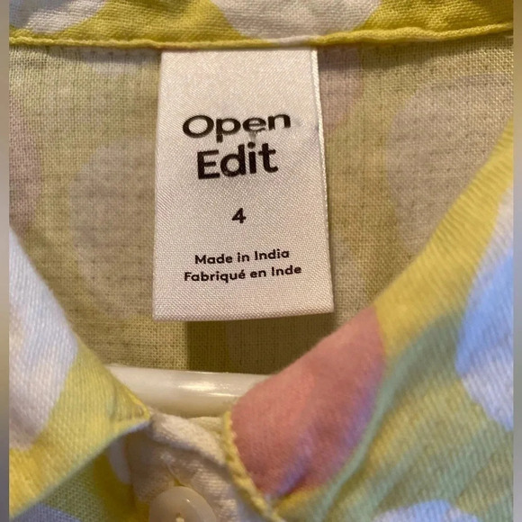 OPEN EDIT NEW NWT GIRLS DRESS YELLOW FORMAL EASTER WEDDING SUMMER SPRING SIZE 4 - Picture 5 of 9